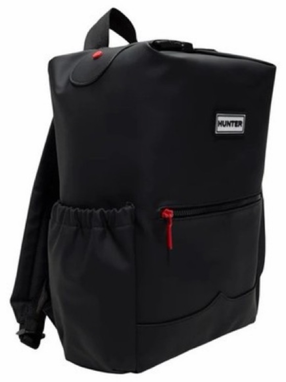 Hunter Black Backpack with Red Accents - Men's Bag